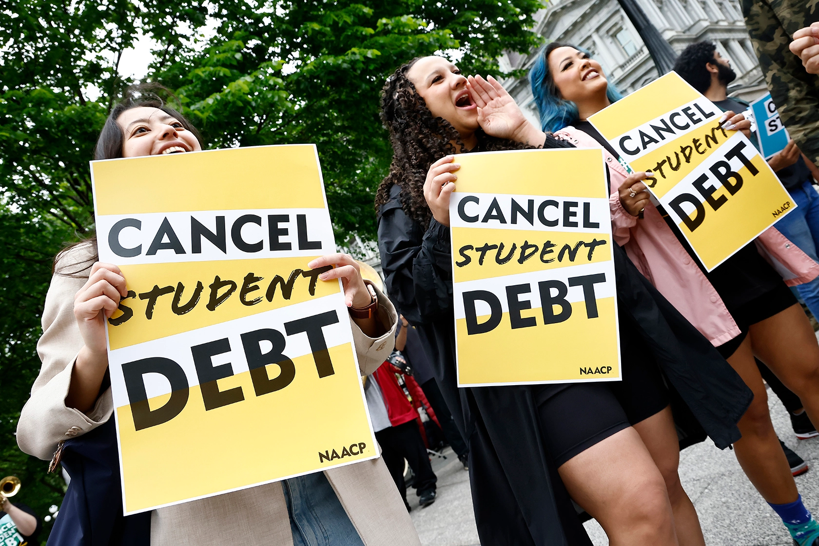 Court battle to halt Biden's student loan relief.