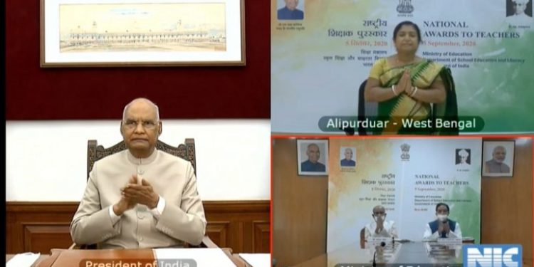 President Kovind confers National Teachers' Awards President Kovind confers National Teachers' Awards