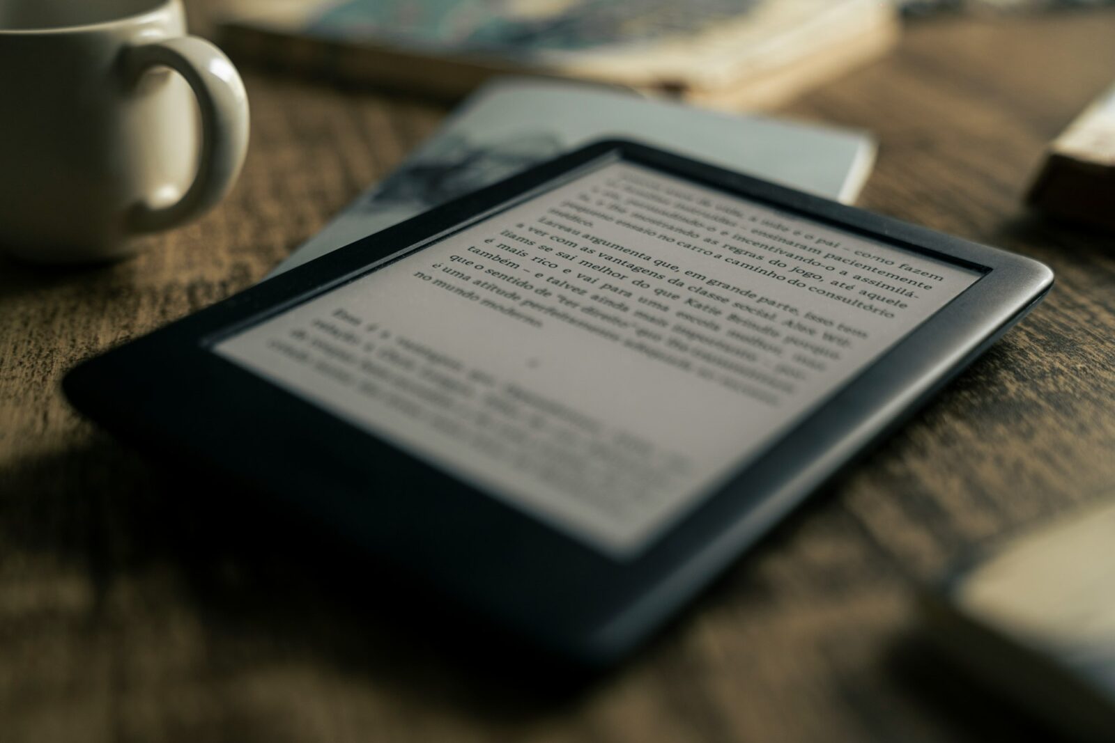 Uttar Pradesh government launches Higher Education Digital Library A black tablet computer lying on a brown wooden table