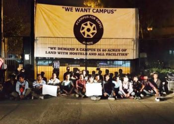 Students of GB Pant Engineering College demand continuation of the admission process