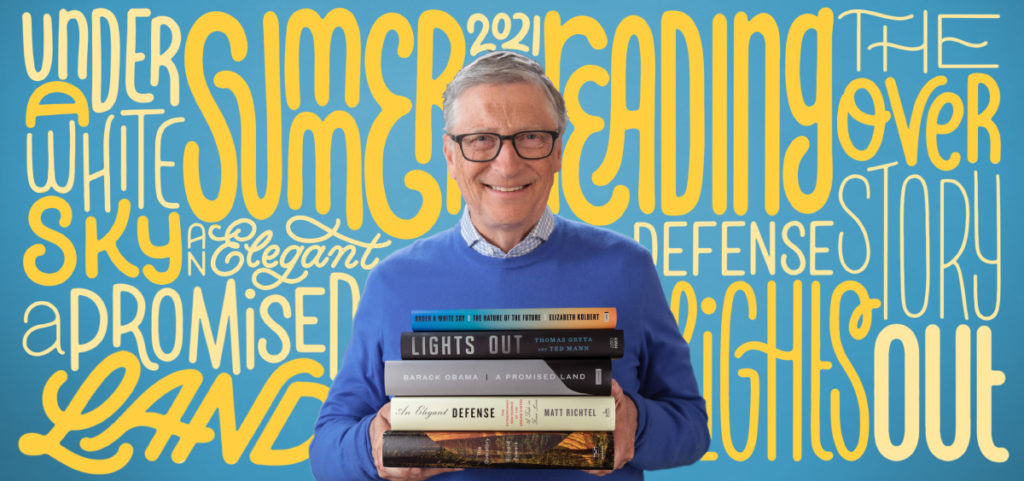 Bill gates list his favorite list of books 2021