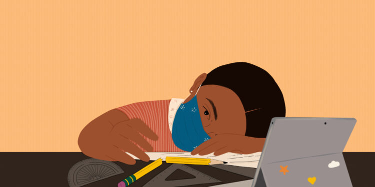 Students in the nation are on a grim trajectory, according to new federal achievement data Students affected by pandemic